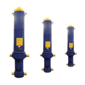 Cilindro hidráulico telescópico para camión volquete